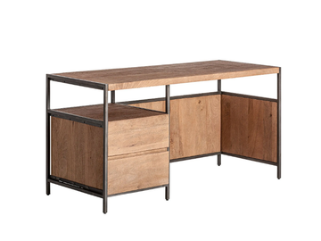 KILLEANY - Rectangular wooden writing desk by Vical Home - view 3
